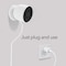 Wasserstein Pogo Pin Power Cable, 26ft, for Google Nest Cam Outdoor/Indoor, Battery, 2PK NestCable26ftAdp2PKWhtUS - alternate 8
